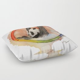 Panda Color Wheel Floor Pillow