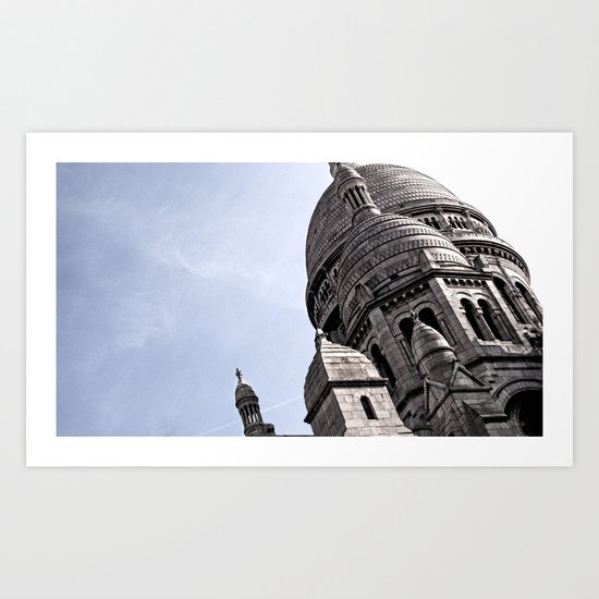 Montmartre Heart Art Print