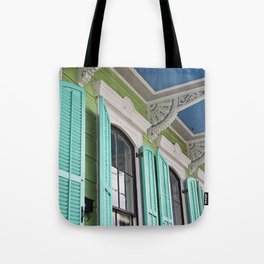 New Orleans Colorful Porch Tote Bag