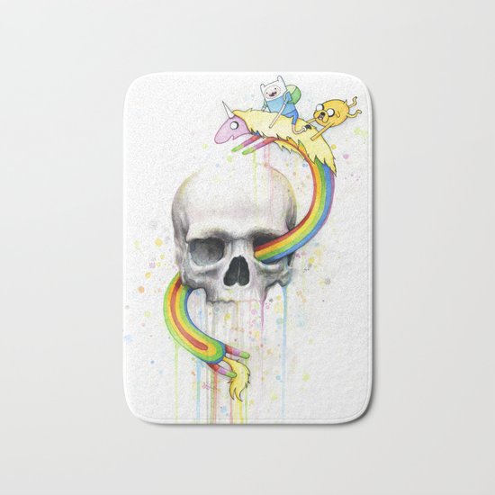 Adventure through Time and Face Bath Mat