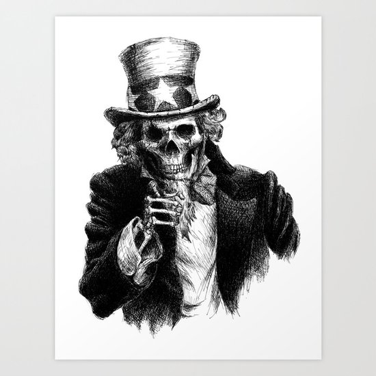 Uncle Sam Art Print