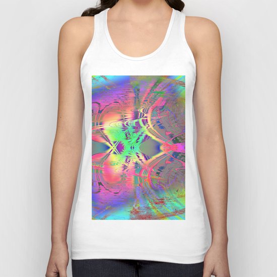 waves III plasticid Unisex Tank Top