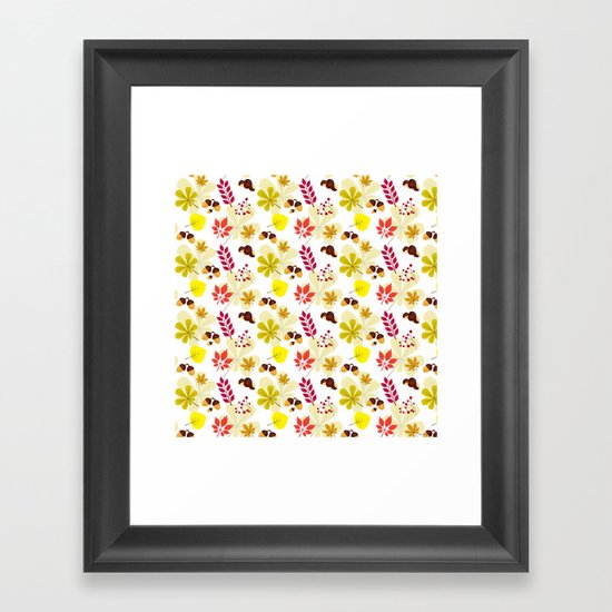 I Love Autumn Framed Art Print