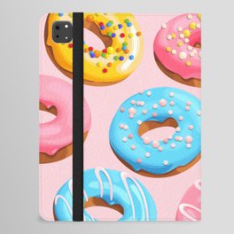 Doughnut Pink Modern Decor iPad Folio Case