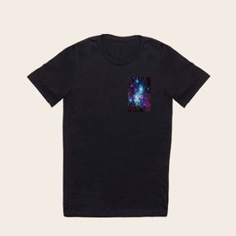Fox Fur Nebula : Purple Teal Galaxy T Shirt