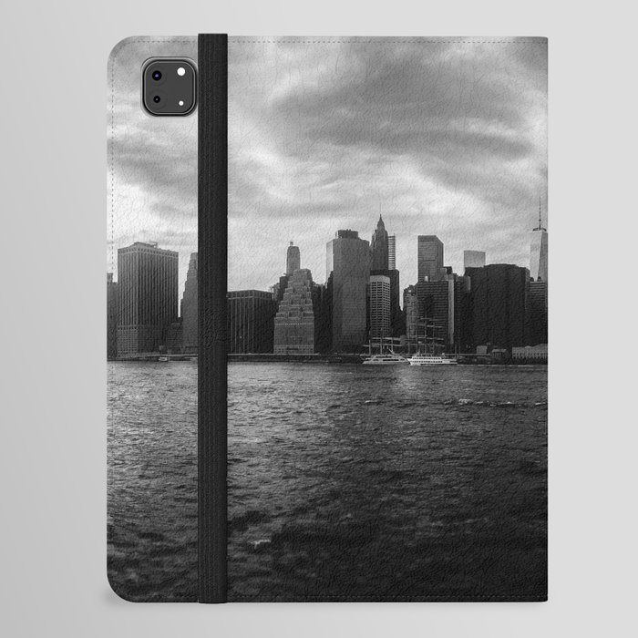 New York Skyline - Black & White iPad Folio Case