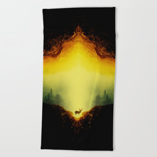 Oh Deer Beach Towel