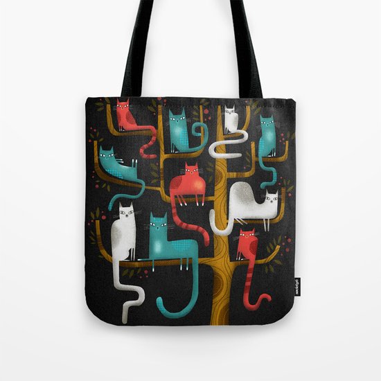 TREE CATS Tote Bag
