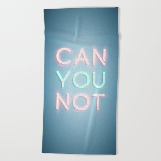 Can You Not Beach Towel