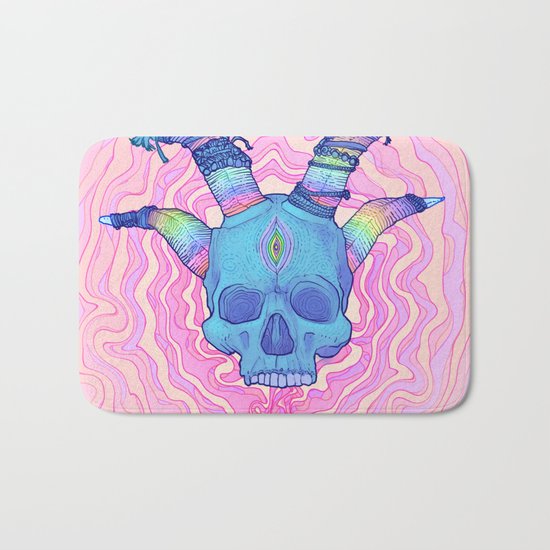Mana Skull 2 Bath Mat