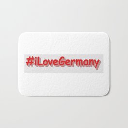 "#iLoveGermany" Cute Design. Buy Now Bath Mat