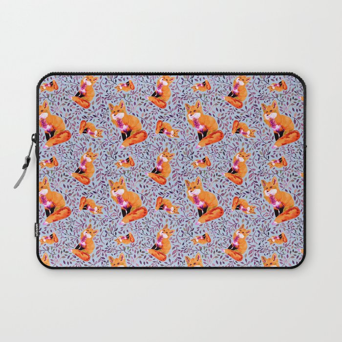 Fox Orange & Purple Laptop Sleeve