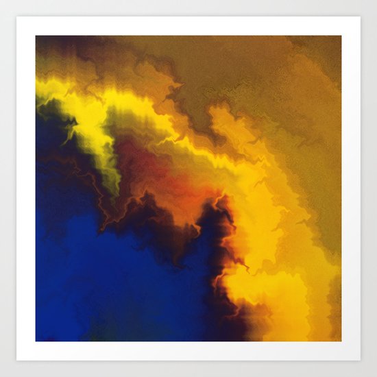 Mystical Movement Art Print
