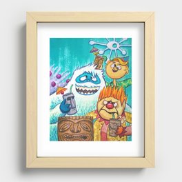 The North Pole Gang Recessed Framed Print