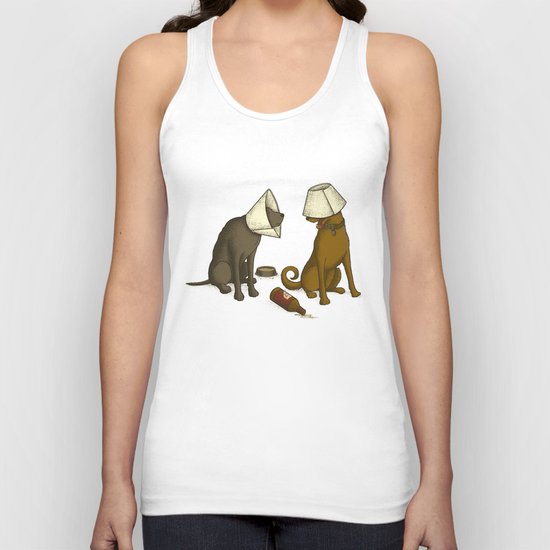 Drunk Dog Unisex Tank Top