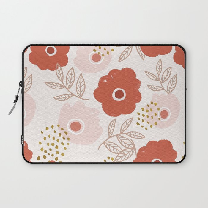 Floral Repeat Pattern 6 Laptop Sleeve