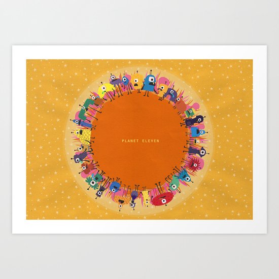 Planet Eleven Art Print