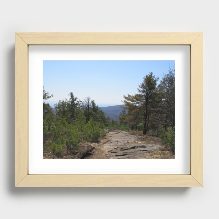 Mountain Trail Recessed Framed Print
