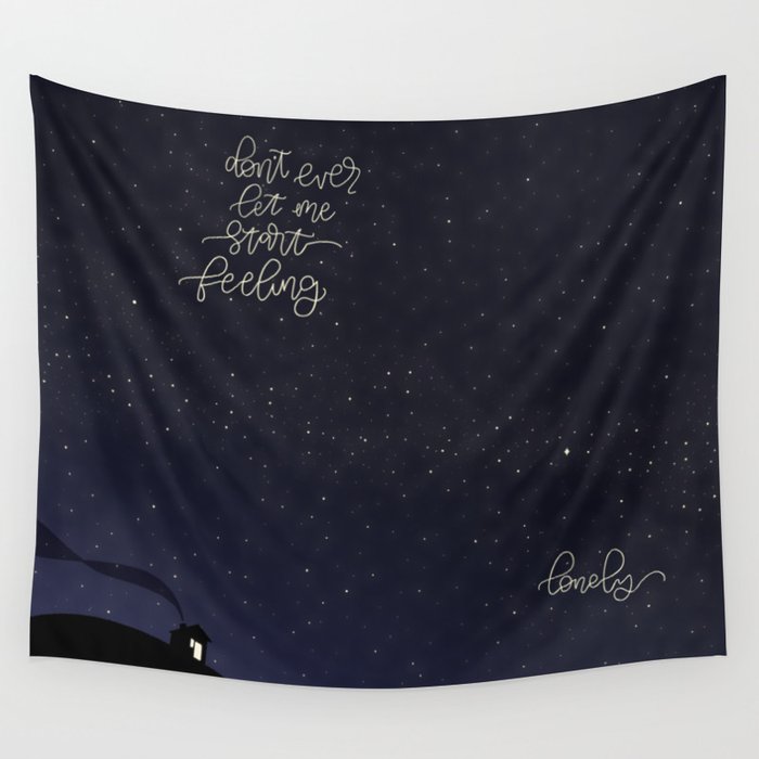 Feeling Lonely Wall Tapestry