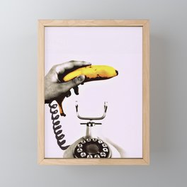 banana phone Framed Mini Art Print