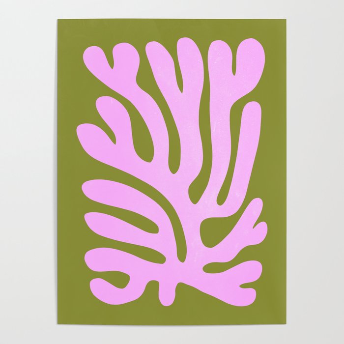 Wasabi & Lavender: Matisse Paper Cutouts 05 Poster