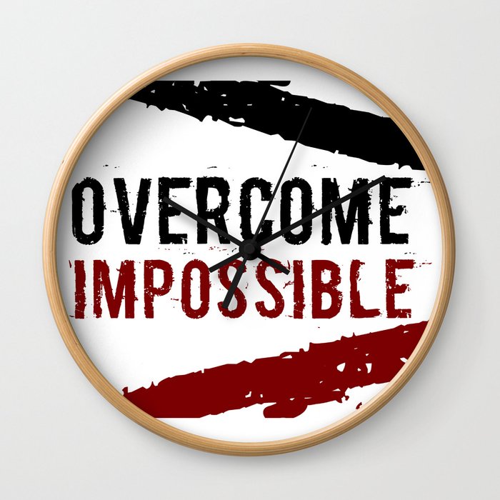 Ovecome Impossible Wall Clock