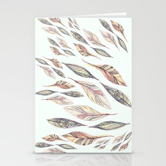 Feathers Stationery Cards