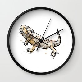 Bearded Dragon Wall Clock