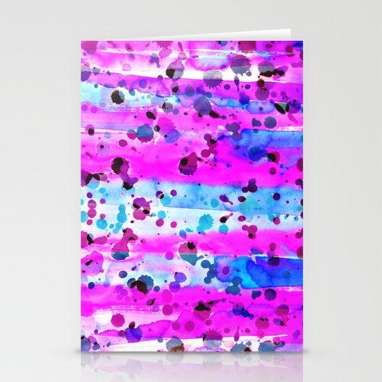 Neon Burn Stationery Cards