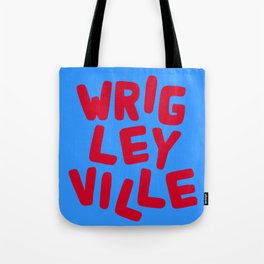 Wrigleyville Red & Blue Tote Bag