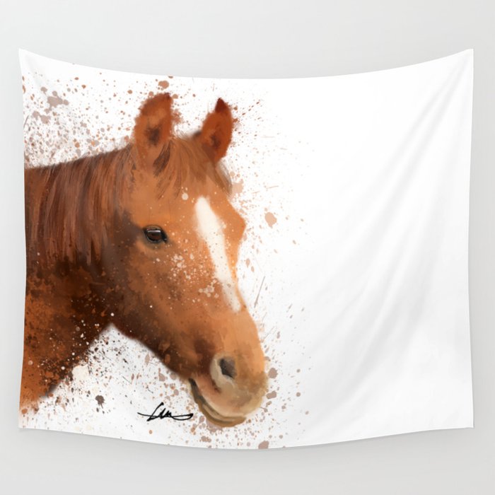 horse wall tapestry