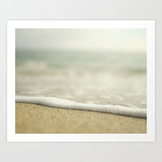 Beach Close Up Art Print