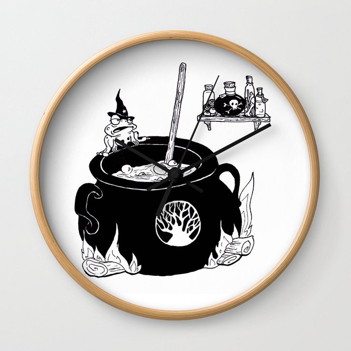 Witch's Brew Wall Clock