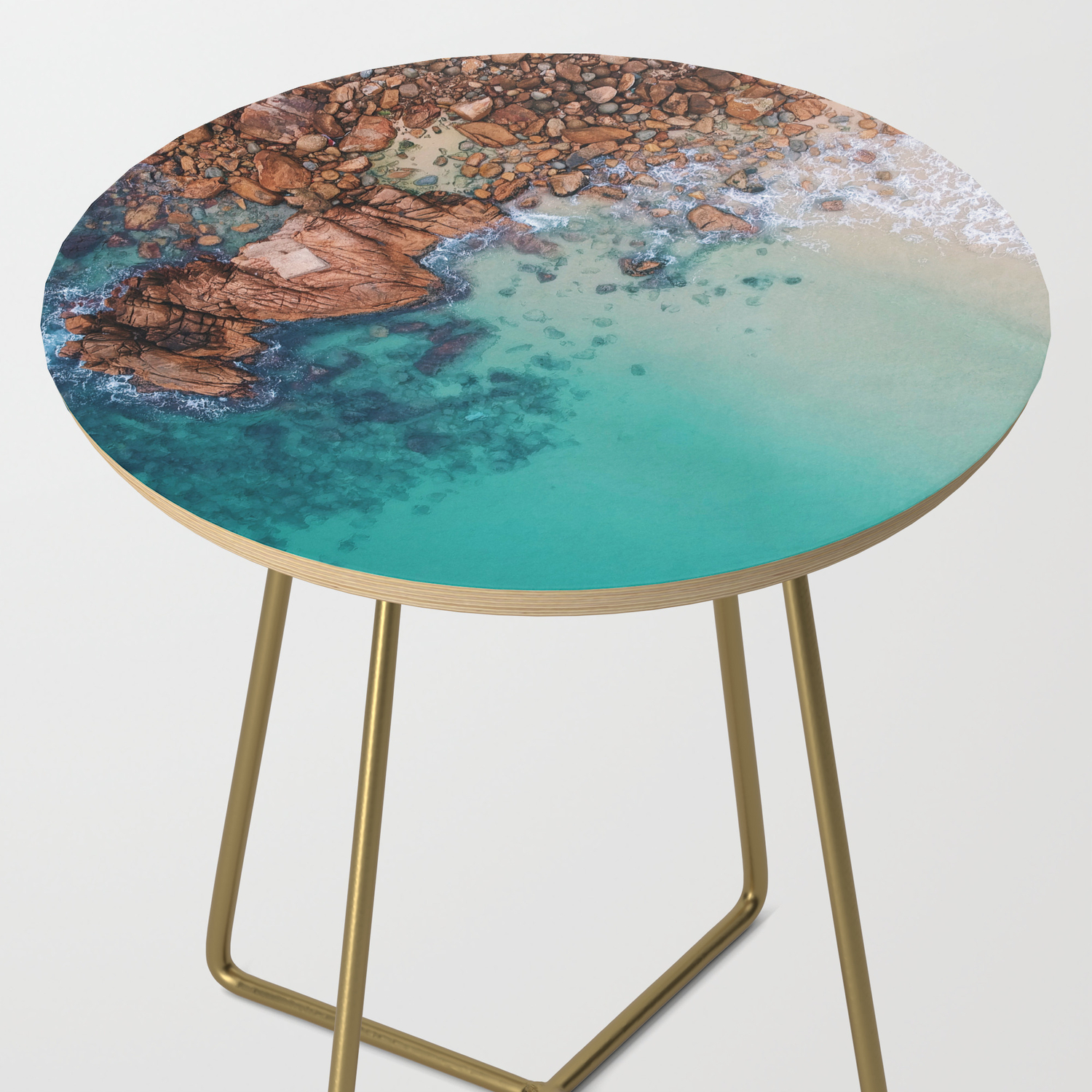 Beach Decor Buyart Society6 Side Table By Thankyou Society6