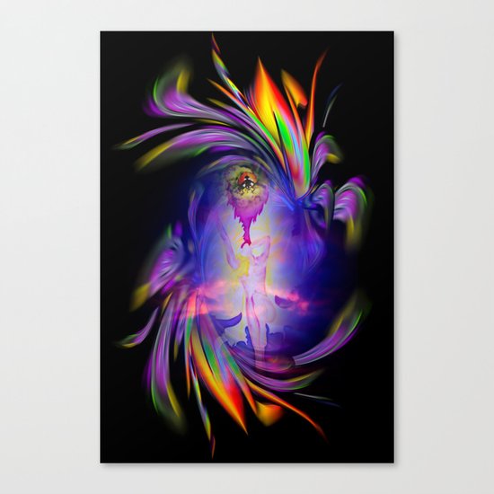 Flowermagic - good luck Canvas Print