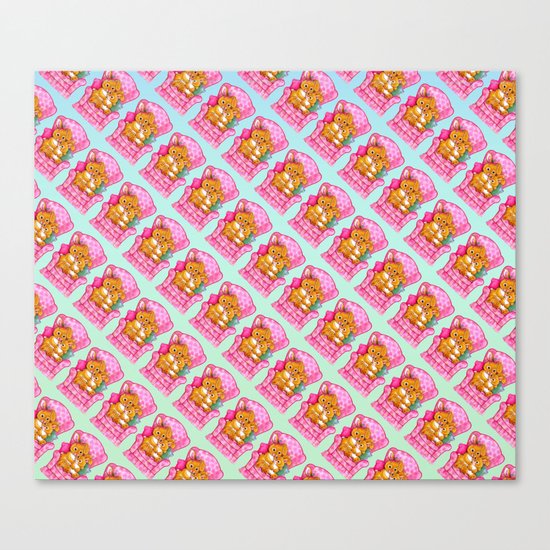 Huggin Bunnies Canvas Print