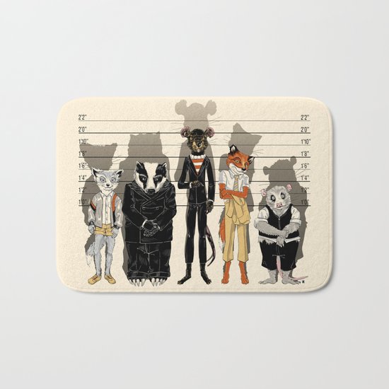 Unusual Suspects Bath Mat