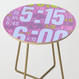 Pace run , number 024 Side Table