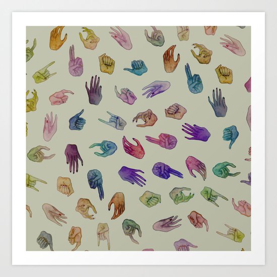 Handy Art Print