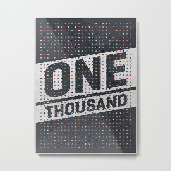 One Thousand Metal Print