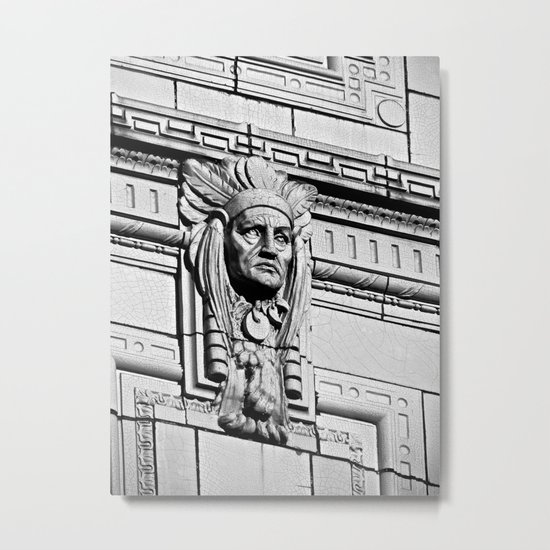 Building Chief Metal Print