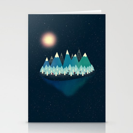 Somewhere In Between Stationery Cards