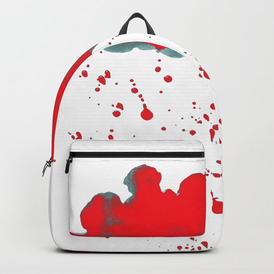 Red Red Clouds Backpack