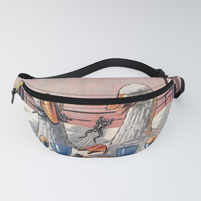 Breakfast in Bed Geese - William Henry Ellam  Fanny Pack