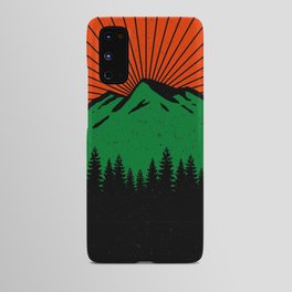 Vintage Zion National Park Utah Mountain Souvenir Retro 60s Android Case