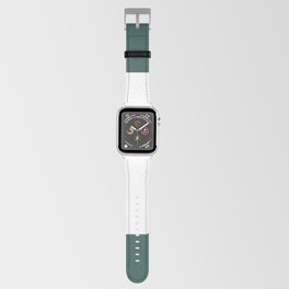 7 (White & Dark Green Number) Apple Watch Band