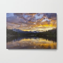 Mile High Sunset Metal Print