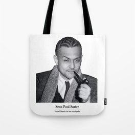 Sean Paul Sartre Tote Bag