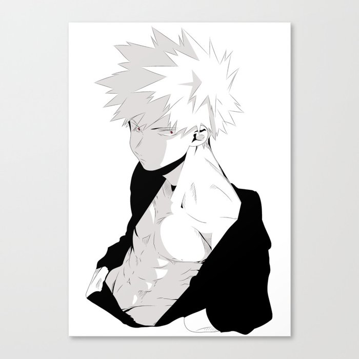 Boku No Hero Academia Bakugou Canvas Print By Fantasylife Society6
