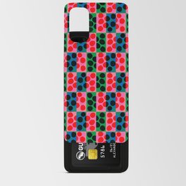 Modern Abstract Bubble Pattern Hot Pink Android Card Case